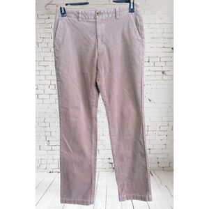 Vineyard Vines Slim Fit Breaker Corduroy Pants Khaki Size 30×32